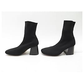 Céline-NEUF BOTTINES CELINE CHAUSSETTES 38 EN TISSU NOIR NEW BLACK SOCKS BOOTS-Noir