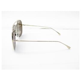 Fendi-NEW FENDI EYEWEAR FF MOTIF FF SUNGLASSES0407g/S 01QEB SUNGLASSES-Golden