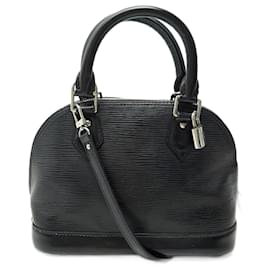 Louis Vuitton-ALMA BB BORSA A MANO IN PELLE EPI NERA BANDA A SPALLA M40862 BORSA BORSA A MANO IN CUOIO-Nero