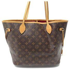 Louis Vuitton-SAC A MAIN LOUIS VUITTON NEVERFULL MM M41177EN TOILE MONOGRAM HAND BAG-Marron