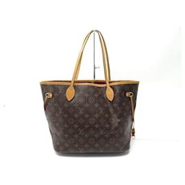 Louis Vuitton-SAC A MAIN LOUIS VUITTON NEVERFULL MM M41177EN TOILE MONOGRAM HAND BAG-Marron