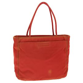 Prada-PRADA Shoulder Bag Nylon Red Auth 39610-Red
