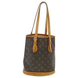 Louis Vuitton-LOUIS VUITTON Monogram Bucket PM Shoulder Bag M42238 LV Auth 39422-Other