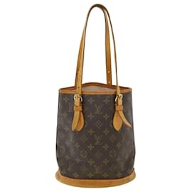 Louis Vuitton-LOUIS VUITTON Monogram Bucket PM Shoulder Bag M42238 LV Auth 39422-Other