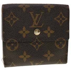 Louis Vuitton-LOUIS VUITTON Monogram Porte Monnaie Billets Cartes Credit Wallet LV Auth 39486-Monogramm