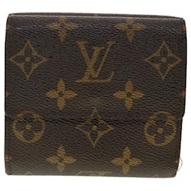 Louis Vuitton-LOUIS VUITTON Monogram Porte Monnaie Billets Cartes Credit Wallet LV Auth 39486-Monograma