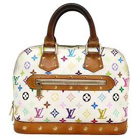 SAC A MAIN LOUIS VUITTON ALMA PM TOILE MONOGRAM MURAKAMI MULTICOLORE BAG Blanc