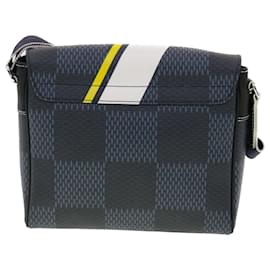 Louis Vuitton-LOUIS VUITTON Damier Cobalt District PM Umhängetasche N44002 LV Auth 39375-Andere