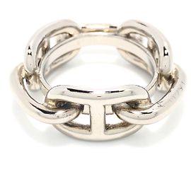 Hermès Anneau de carré 90 Regate Argento