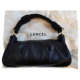 Lancel-Handbags-Black,Gold hardware