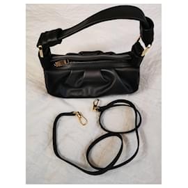 Lancel-Handtaschen-Schwarz,Gold hardware