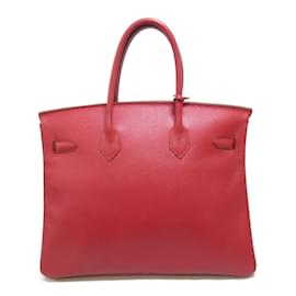 Hermès-Courchevel Birkin 35 021696CC-Red
