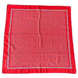 Piazza Etienne Aigner 70s monogramma in cotone rosso e bianco Bianco Rosso