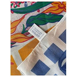 Lanvin-Lanvin-Schal von Joy de Rohanne Chabot aus mehrfarbiger Baumwolle-Mehrfarben
