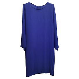 Robe à manches longues Maison Martin Margiela bleu clair viscose Bleu clair