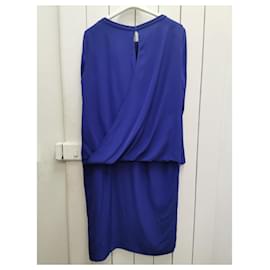 Maison Martin Margiela-Kleid mit langen Ärmeln-Hellblau