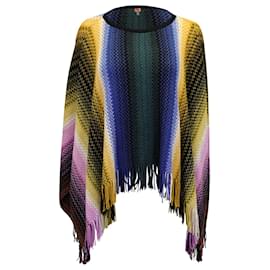 Missoni-Missoni Poncho in Multicolor Wool-Other