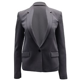 Joseph Single-Breasted Blazer in Grey Acetate Grey