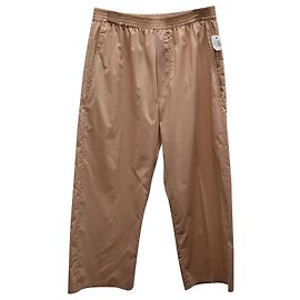 Maison Martin Margiela MM6 Pantalones de pernera ancha de algodón rosa de Maison Margiela Rosa