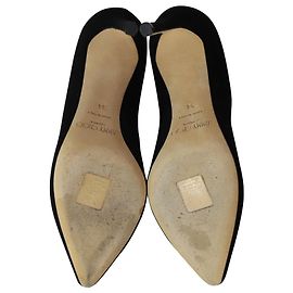 Jimmy Choo Romy 85 Escarpins en daim noir Noir