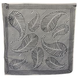 Sciarpa Totême Paisley in Cotone Seta Nero Nero
