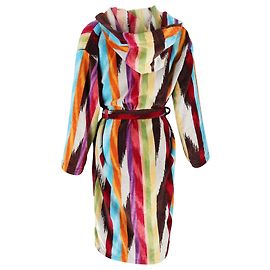 Missoni Stripe Bathrobe in Multicolor Cotton Other Python print