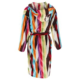 Missoni-Missoni Stripe Bathrobe in Multicolor Cotton-Multiple colors