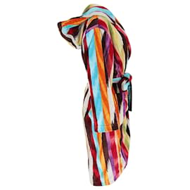 Missoni-Missoni Stripe Bathrobe in Multicolor Cotton-Multiple colors