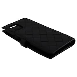 Bottega Veneta-Bottega Veneta iPhone 11 Pro Cover aus schwarzem Leder-Schwarz