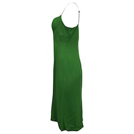 Reformation-Reformation Sleeveless Midi Dress in Green Polyester-Green