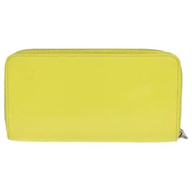 Louis Vuitton-LOUIS VUITTON Damier Facet Zippy Wallet Long Wallet Yellow M94401 LV Auth 40171-Yellow