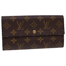 Louis Vuitton-LOUIS VUITTON Monogram Portefeiulle Sarah Long Wallet M66556 LV Auth yk6395-Other