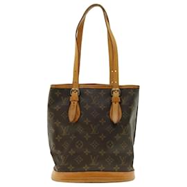 Louis Vuitton-LOUIS VUITTON Monogram Bucket PM Shoulder Bag M42238 LV Auth fm2197-Other