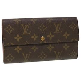 Louis Vuitton-LOUIS VUITTON Monogram Portefeuille International Long Wallet M61217 auth 39797-Other