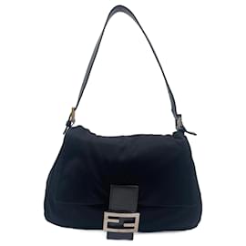 Fendi-Feutre Noir Fendi Baguette Mamma-Noir