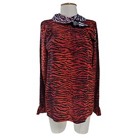 Blusa de seda Kenzo x H&M multicolorida Multicor