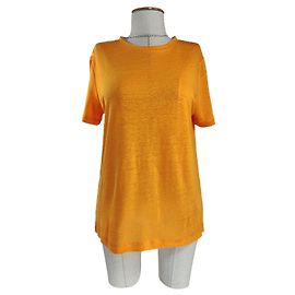 Autre Marque Top in lino arancione Rodebjer Arancione