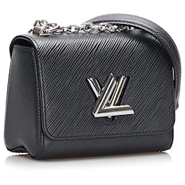 Louis Vuitton-Louis Vuitton Black Epi Twist MM-Black