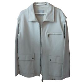 Giacca Versace For H&M in ecopelliccia bianca Taglia L Bianco