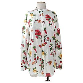 Camicia floreale in cotone Daniele Alessandrini Multicolore