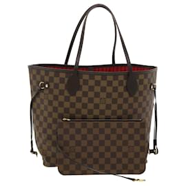 Louis Vuitton-LOUIS VUITTON Damier Ebene Neverfull MM Tote Bag N51105 LV Auth S243-Other