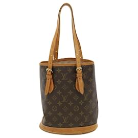 Louis Vuitton-LOUIS VUITTON Monogram Bucket PM Shoulder Bag M42238 LV Auth yk6456-Other