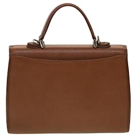 Autre Marque-Burberrys Hand Bag Leather Brown Auth yk6450-Brown