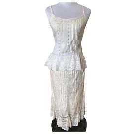 Dior Falda elegante Blanco Crudo