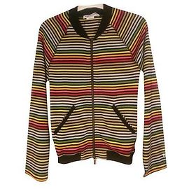 Veste Sonia Rykiel à rayures multicolores en coton Autre