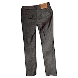 Louis Vuitton-Un pantalon, leggings-Gris
