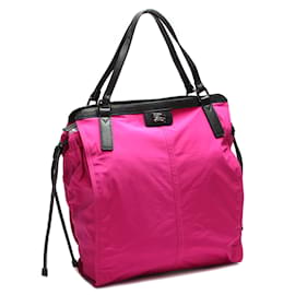 Burberry-Buckleigh Nylon Tote Bag-Pink