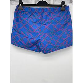 Hermès-HERMES  Shorts T.fr 34 polyester-Blue