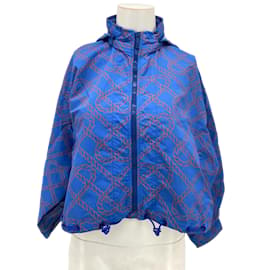 Hermès-HERMES  Jackets T.fr 36 polyester-Blue