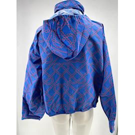 Hermès-HERMES  Jackets T.fr 36 polyester-Blue